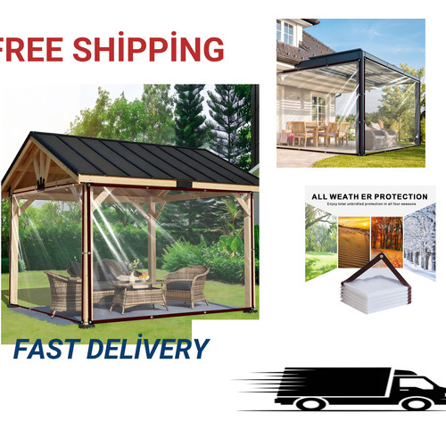 Clear vinyl tarp 4x6 - clear,